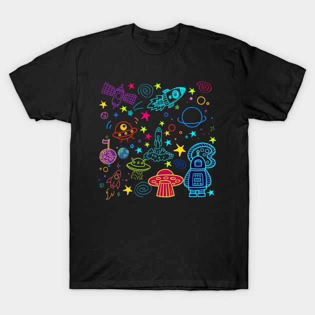 space travel T-Shirt by zzzozzo